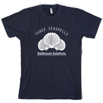 Three Seashells Bathroom Solutions T Shirt