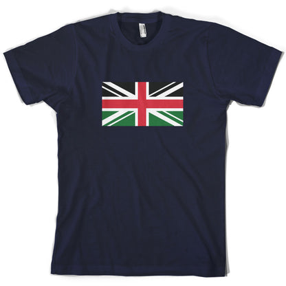 Kenya Union Jack Flag T Shirt