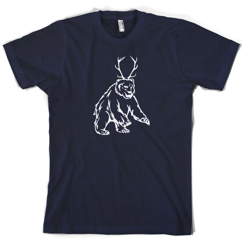 Bear Antlers (Beer) T Shirt