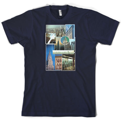 New York City Living Collage T Shirt