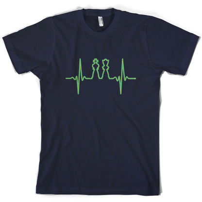 Heartbeat Chess T Shirt