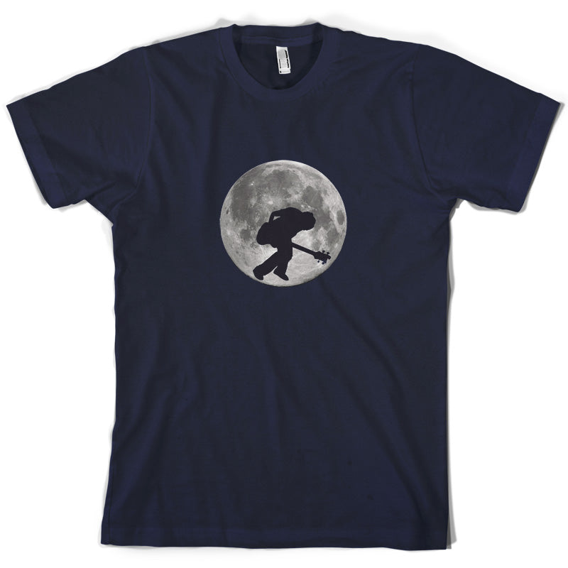 Bass Player Moon T Shirt