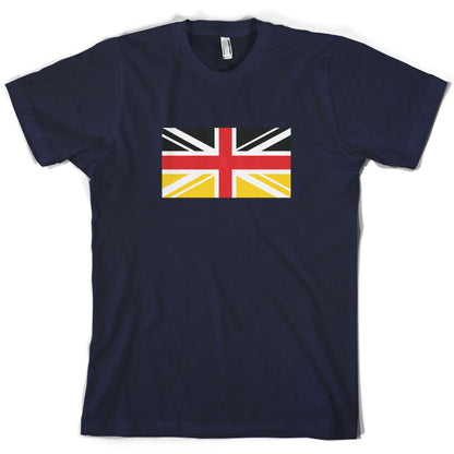 German Union Jack Flag T Shirt