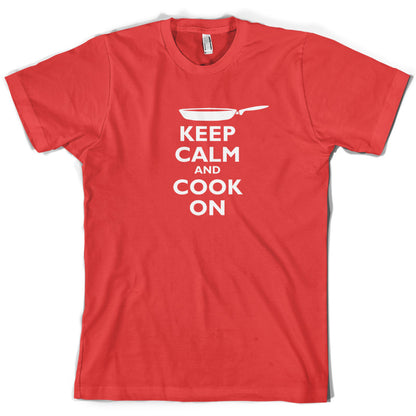 Keep Calm and Cook On T Shirt