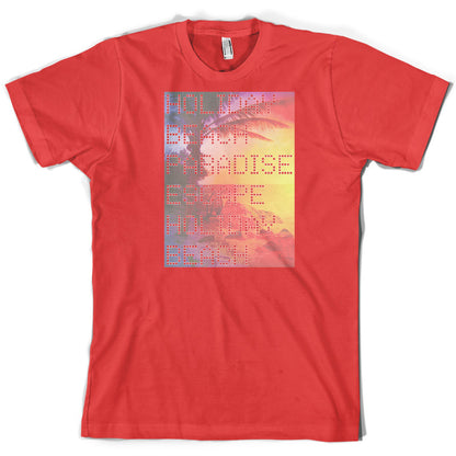 Beach Scene Holiday Paradise T Shirt