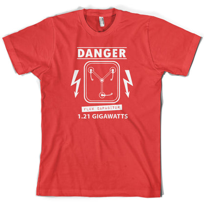 Danger Flux Capacitor T Shirt