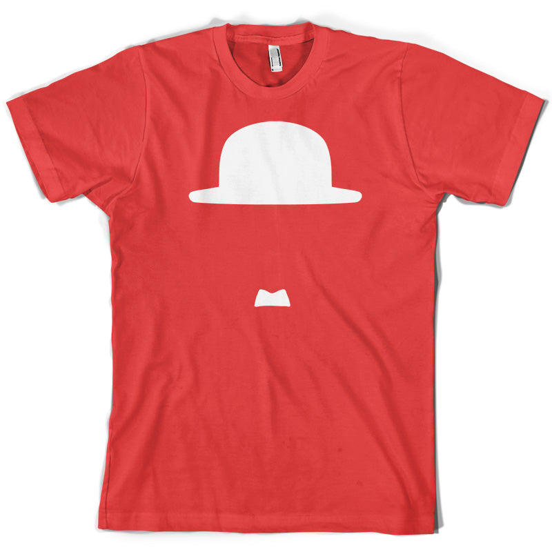 Minimalist Charlie Chaplin T Shirt