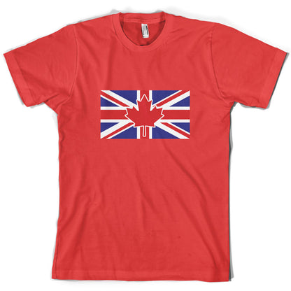 Canadian Union Jack Flag T Shirt