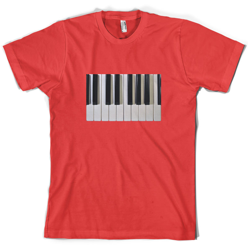 Piano Keys Colour T Shirt