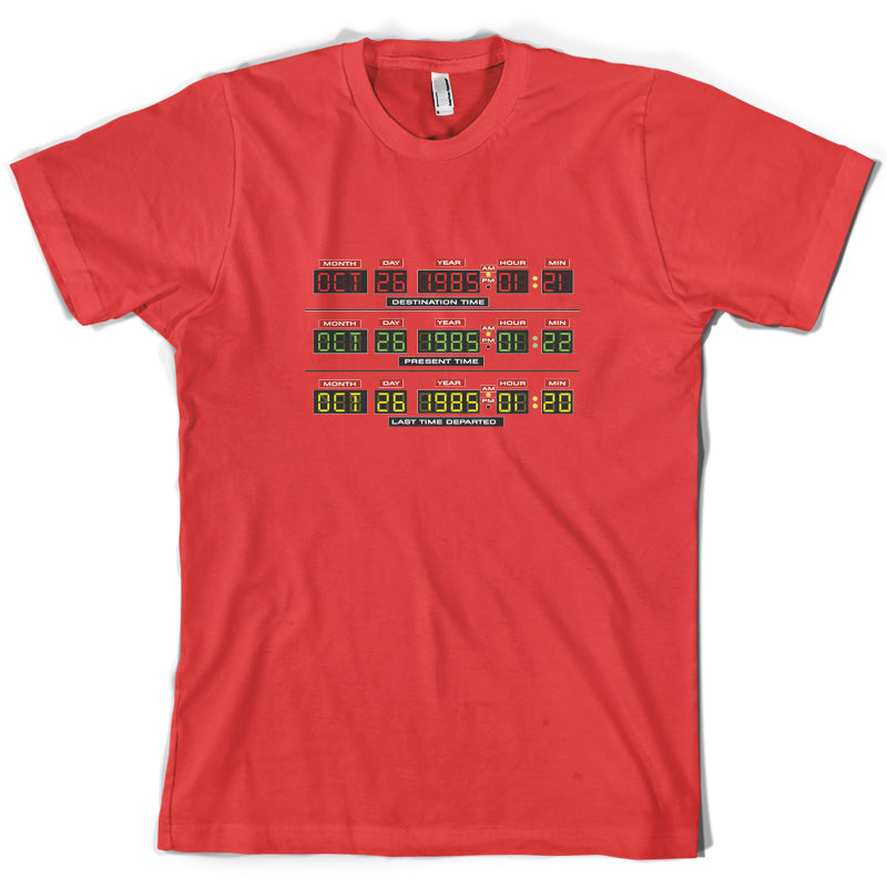 Deloreon Time Machine Circuits T Shirt