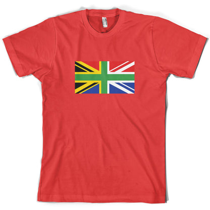 South African Union Jack Flag T Shirt