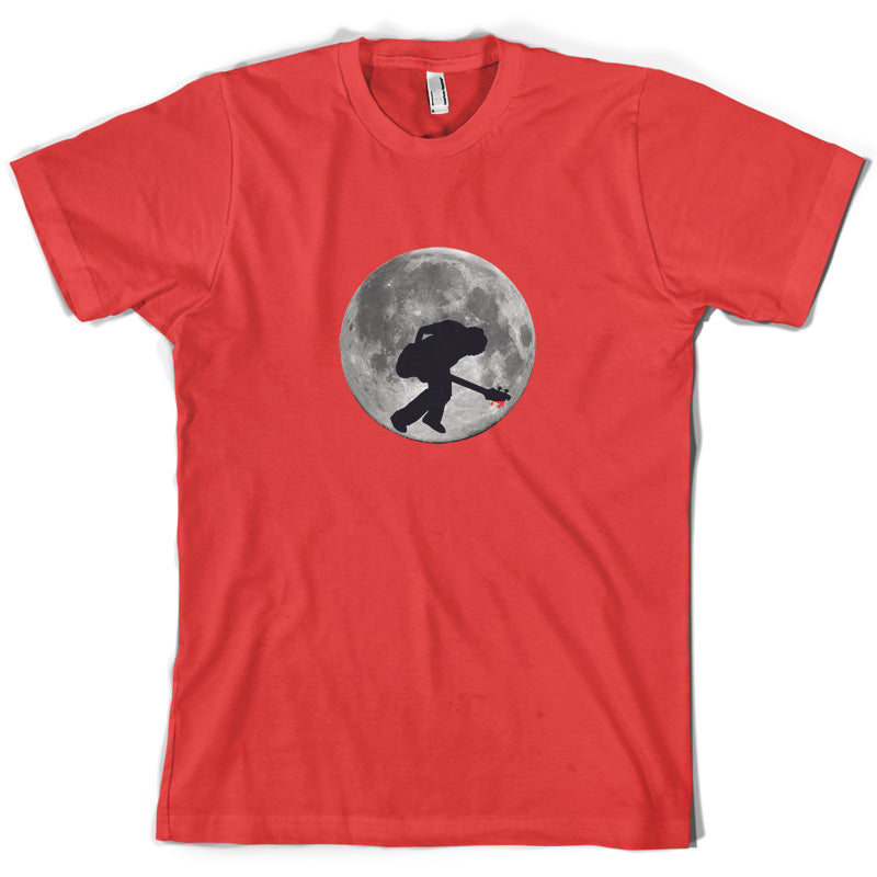 Bass Player Moon T Shirt