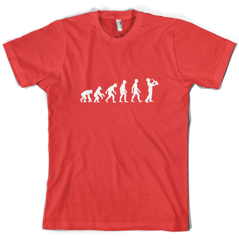 Evolution of Man Saxophone Player T Shirt