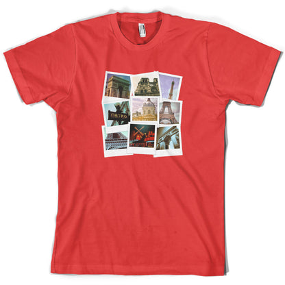 Paris Photo Collage T Shirt