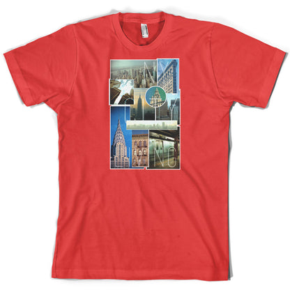 New York City Living Collage T Shirt