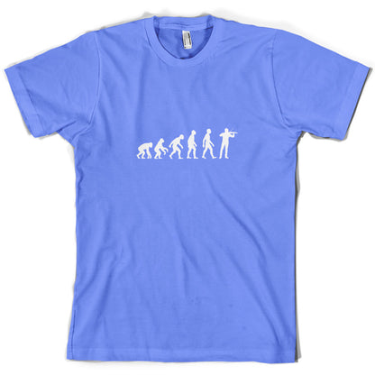 Evolution of Man Violinist T Shirt