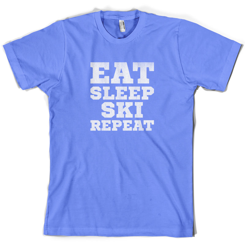 Eat Sleep Ski Repeat T Shirt