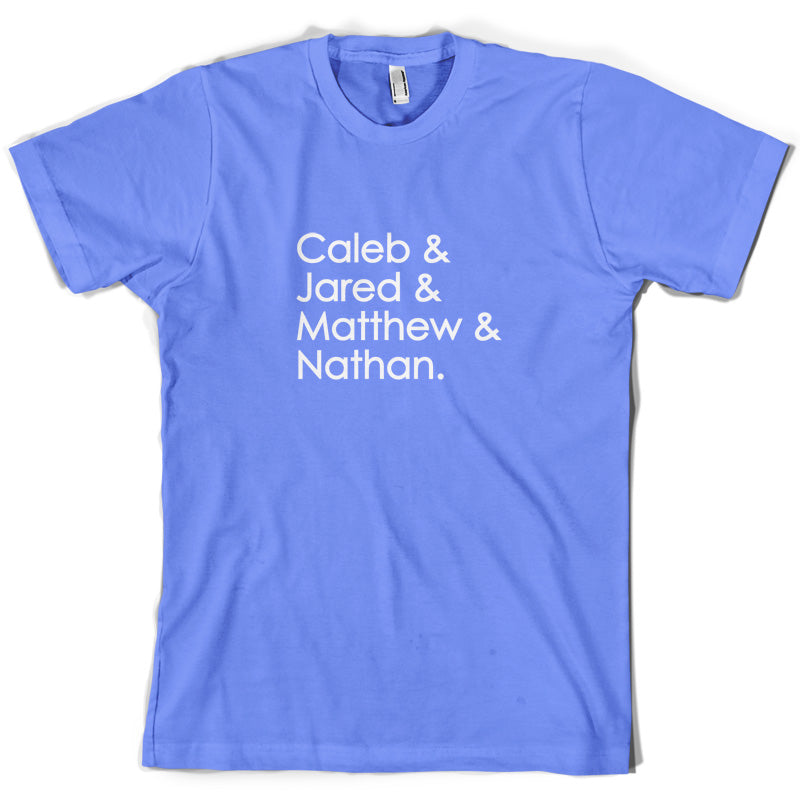 Caleb & Jared & Matthew & Nathan T Shirt