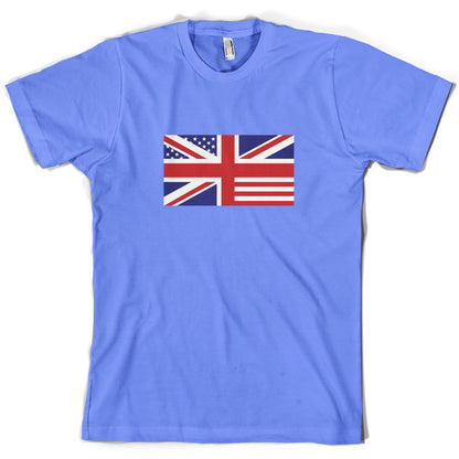 Union Jack US Flag T Shirt