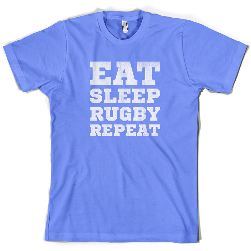 Eat Sleep Rugby Repeat T Shirt