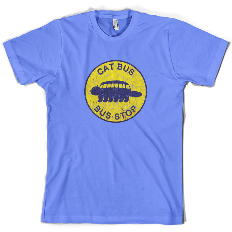 Cat Bus Stop T Shirt