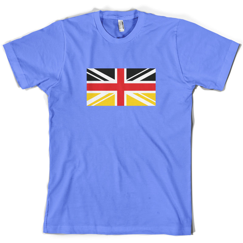 German Union Jack Flag T Shirt