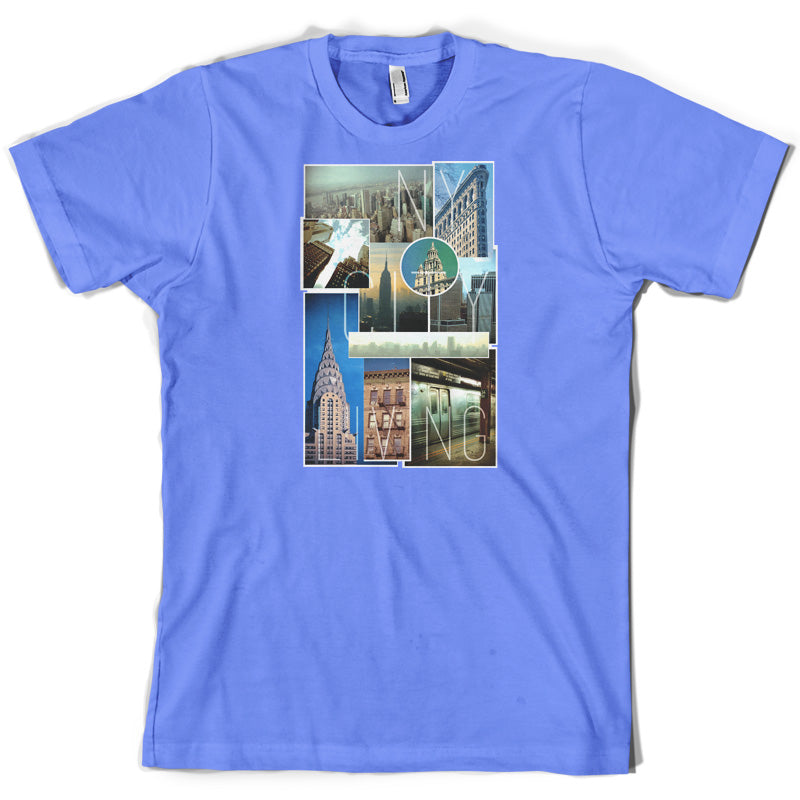 New York City Living Collage T Shirt