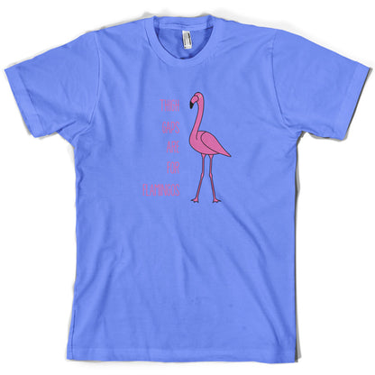 Thigh Gaps Are For Flamingos T Shirt