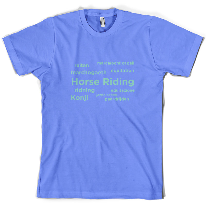 Horse Riding Languages T Shirt