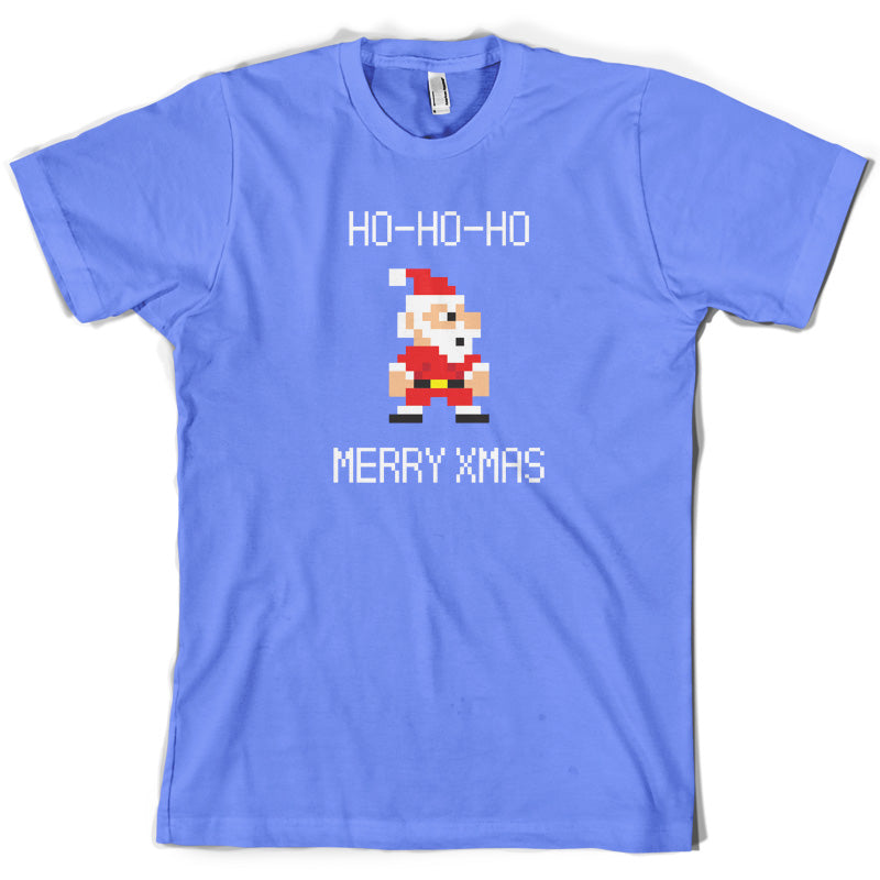 8 Bit Santa Pixel T Shirt