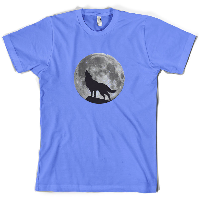 Wolf Moon Silhouette T Shirt