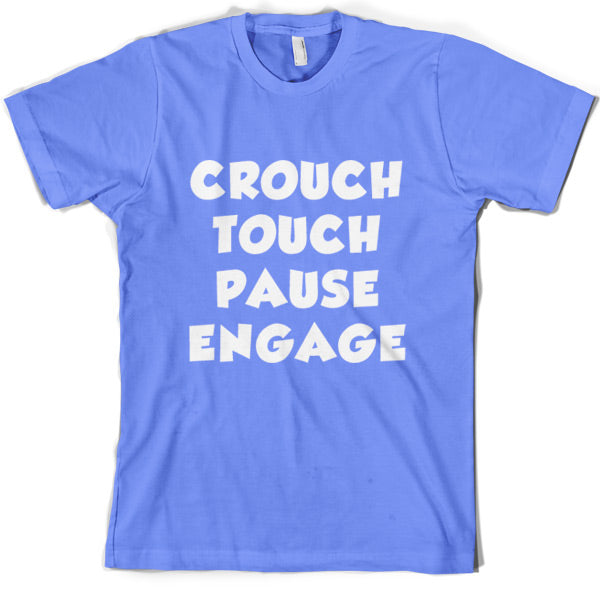 Crouch touch pause Engage Rugby T Shirt