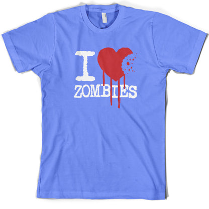 I Love Zombies T Shirt