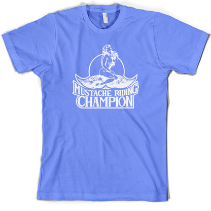 Moustache Riding Champion T Shirt