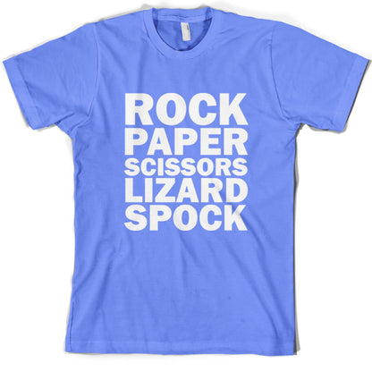 Rock paper scissors lizard spock T Shirt