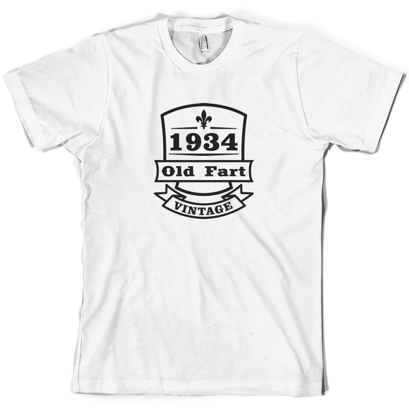 1934 Old Fart Vintage T Shirt