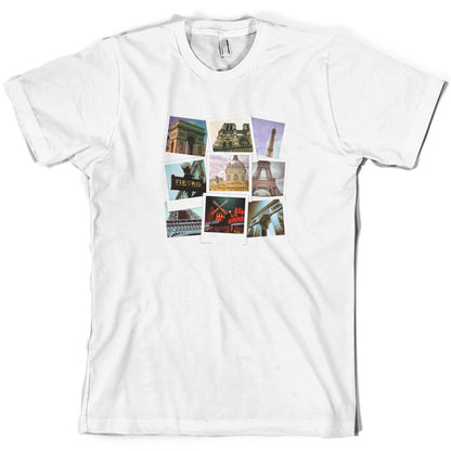 Paris Photo Collage T Shirt