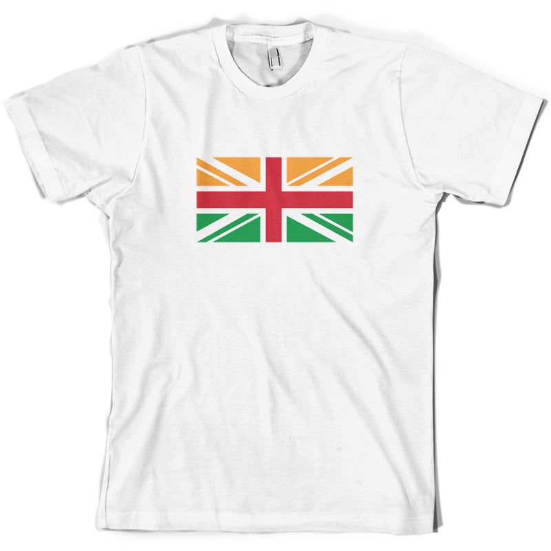 Indian Union Jack Flag T Shirt