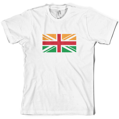 Indian Union Jack Flag T Shirt