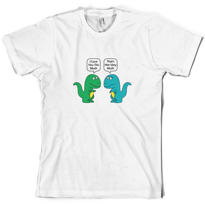 I Love You This Much Dinosaurs T Shirt