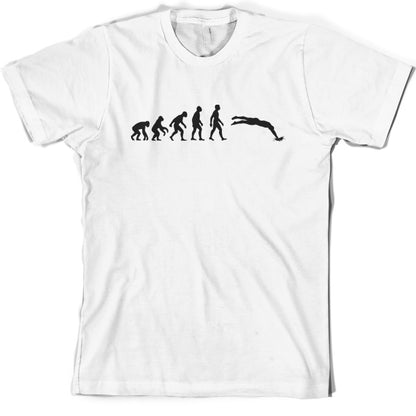 Evolution of Man Swimming T Shirt