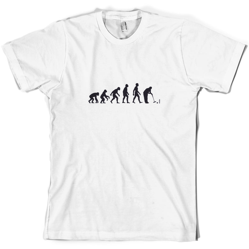 Evolution Of Man Croquet T Shirt