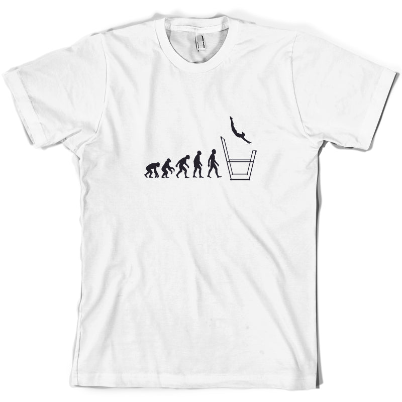 Evolution Of Man Uneven Bars T Shirt