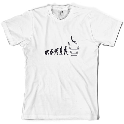 Evolution Of Man Uneven Bars T Shirt