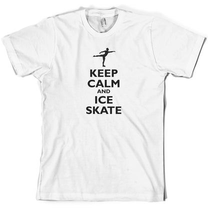 Keep Calm and Ice Skate T Shirt