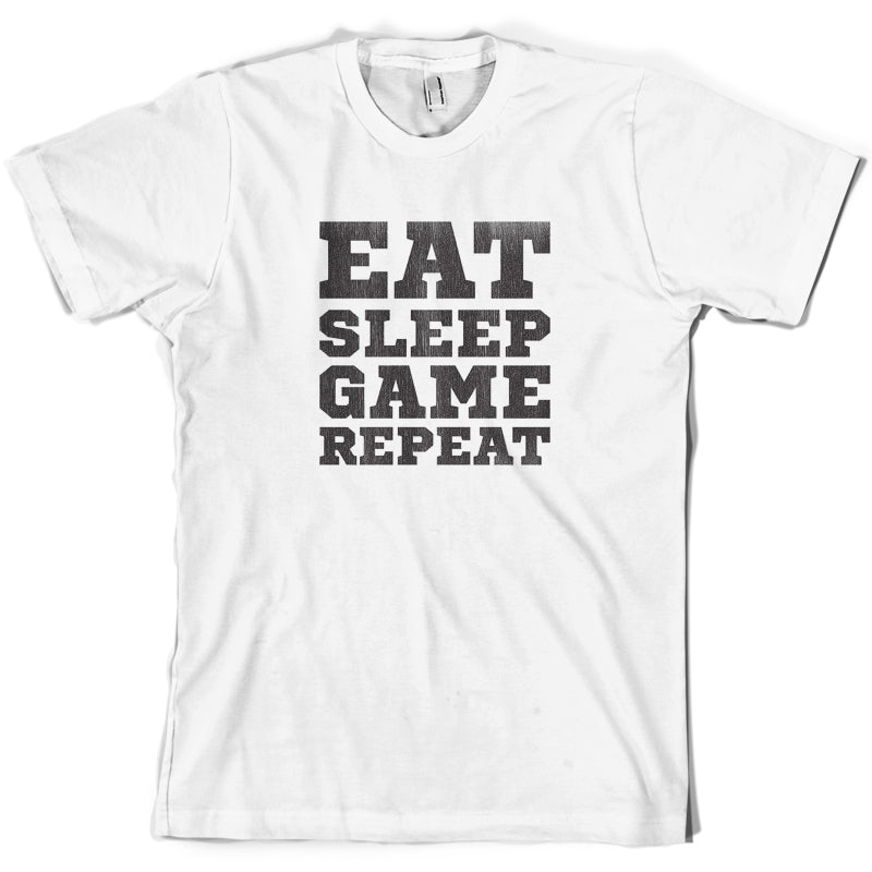 Eat Sleep Game Repeat T Shirt