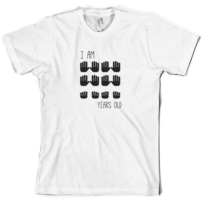 I Am 40 Years Old (Hands) T Shirt