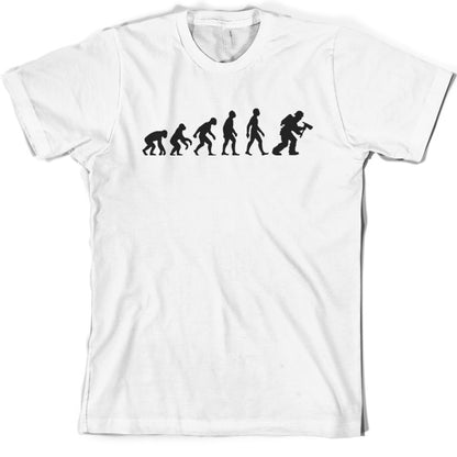 Evolution of Man Firefighter T Shirt