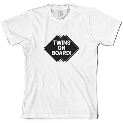 Twins On Board T Shirt