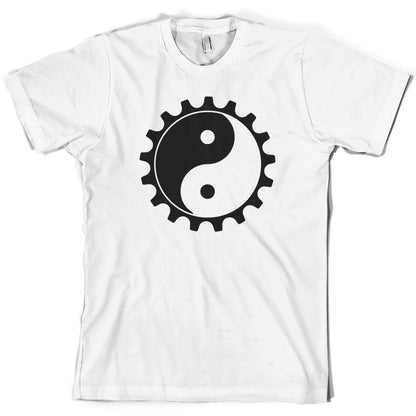 Yin Yang Bike Cog T Shirt